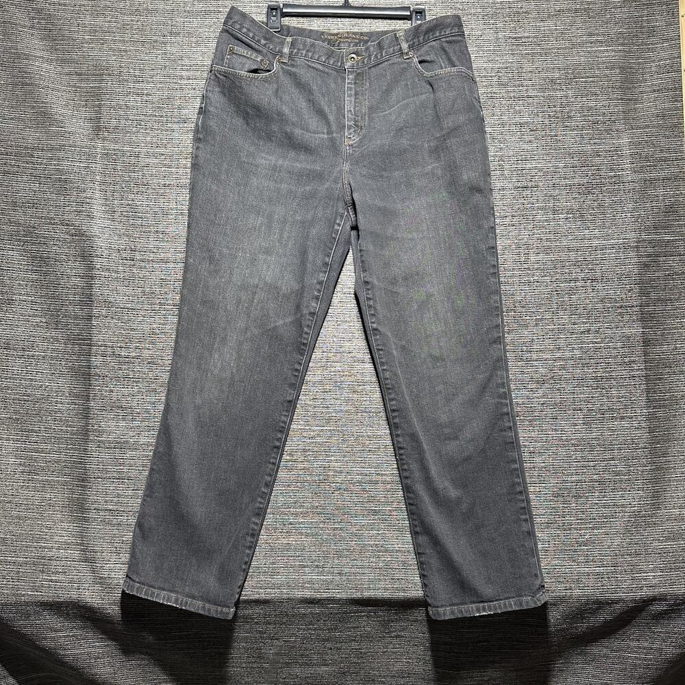 Lauren Jeans Co. Women's 16W Plus Gray